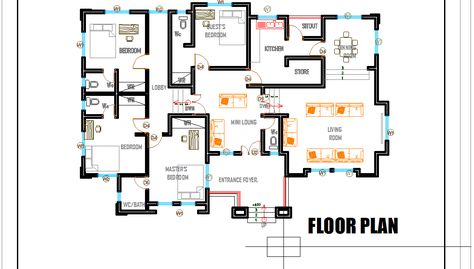 Please Criticize This Four Bedroom Bungalow Plan? - Properties (2) - Nigeria Four Bedroom Bungalow Floor Plan, Six Bedroom Duplex Floor Plan, Four Bedroom House Plans Modern Bungalow, 4 Bedroom Bungalow Floor Plans Modern, 4 Bedroom Duplex House Plans In Nigeria, 4 Bedroom Bungalow House Plans In Nigeria, Four Bedroom Bungalow House Plans, 5 Bedroom Duplex Floor Plans, 4bedroom House Plans Modern