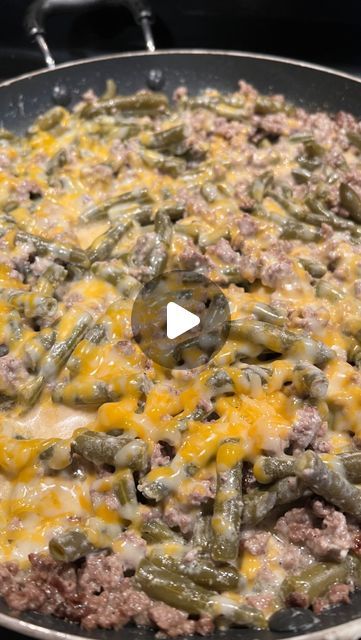 Kristy Hawk on Instagram: "Green Bean Stroganoff   This is my most popular recipe on my page! I wanted to share it again with all my new friends on here. ❤️❤️  You can find this on page 40 of my cookbook as well as in my meal plans.  www.kristysketolifestyle.com  My 10 year old daughter said this looked like prison slop. I cracked up laughing at that but then immediately wondered how she would know what prison slop looked like! 🤔🤣🤷🏼‍♀️🤦🏼‍♀️   Anyways, this is one of our favorite meals and it is SO easy to make!  RECIPE: (8 servings) INGREDIENTS: 2 lbs ground beef 2 14.5 oz cans cut green beans 1 cup heavy cream  1 cup shredded colby jack cheese  1/2 cup cream cheese 1 tsp salt 1/2 tsp black pepper 1/2 tsp garlic powder  1/2 tsp onion powder  STEPS: 1. Scramble the ground beef in a sk Green Bean Stroganoff Keto, Keto Stroganoff Ground Beef, Green Bean Stroganoff, Ground Beef Green Beans, Keto Dishes, Grease 2, Colby Jack, Colby Jack Cheese, Favorite Meals