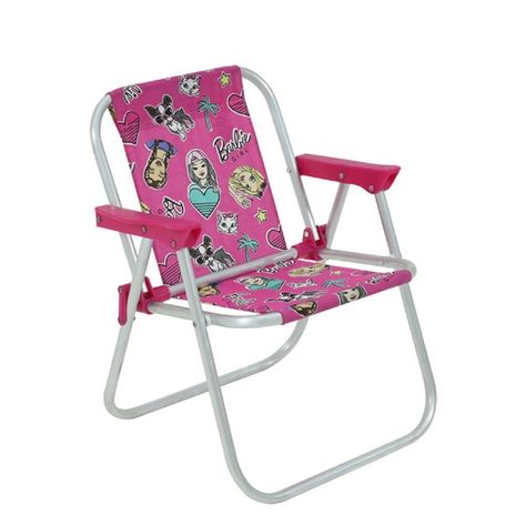 Produto: cadeira de praia infantil em alumínio barbie rosa - 025210 marca: belfix cor: rosa  descrição: peso suportado: 30 kg altura do assento: 25 cm reclínavel: sim  dobrável: sim apoio para os braços: sim material: poliester, aluminio  cor: rosa especificações: peso suport... Naruto And Hinata, Sakura And Sasuke, Folding Chair, Outdoor Chairs, Outdoor Furniture, Camping, Outdoor Decor, Furniture, Home Decor