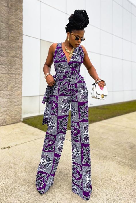 Printed Jumpsuit Material Top And Trouser, Trouser Styles For Ladies, Ankara Material, Latest Ankara Gown Styles, Latest Ankara Gown, Outfit Ideas For Black Women, Christmas Outfit Ideas, Lace Gown Styles, Ankara Gown Styles