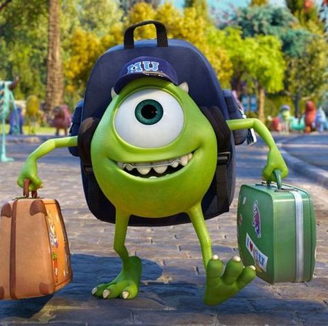 Billy Crystal, Mike Wazowski, Monsters University, Disney Wall, A Bug's Life, Architecture Tattoo, Kids' Movies, College Experience, The Good Dinosaur