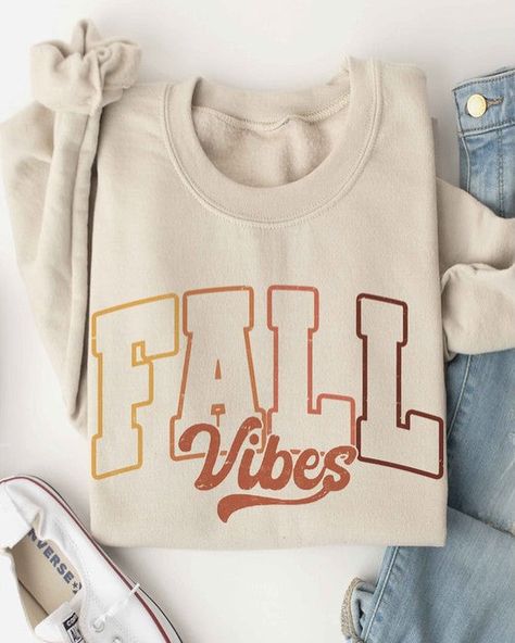 FALL called and we ANSWERED ☎️🍂 SHOP All your fall graphics in one place! Search “FALL VIBES GRAPHIC SWEATSHIRT” milaraeboutique.com (20% off code “take20”) Fall Hayride Outfit, Hayride Outfit, Fall Graphics, Winter Love, Fall Clothes, Graphic Tops, Fall Aesthetic, Fall Sweatshirt, Fall 2024