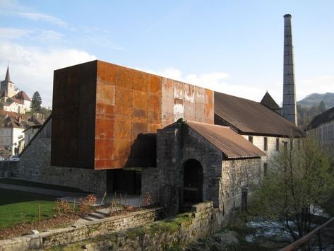 Architecture Renovation, Renovation Architecture, Casa Container, Adaptive Reuse, Beaux Villages, Corten Steel, Architecture Old, Old Building, Contemporary Architecture