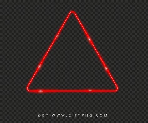 Neon Triangle, Flare Effect, Neon Png, 3d Triangle, Website Color Palette, Red Neon, Neon Aesthetic, Art Png, Neon Blue