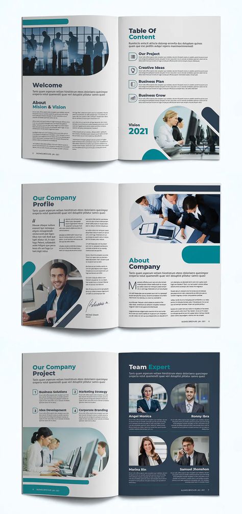 Business Brochure Template PDF, PSD - 12 pages One Page Brochure, Opening A Business, Brochure Layout, Brochure Design Template, Corporate Business, Company Profile, Business Brochure, Brochure Template, Business Planning