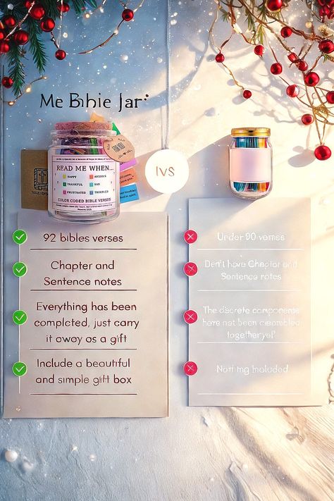 Bible Verse Jar, Christian Gifts For Women, Christmas Gifts For Women, Bible Jar, Bible Accessories Women, Prayer Jar, Religious Gifts For Women,Christmas Gift For Mom, Christmas Gifts 2024 Bible Verse Jar, Bible Accessories, Prayer Jar, Mom Christmas Gifts, Women Christmas Gifts, Gift For Mom Christmas, Christian Gifts For Women, Christmas Gift For Mom, Mom Christmas