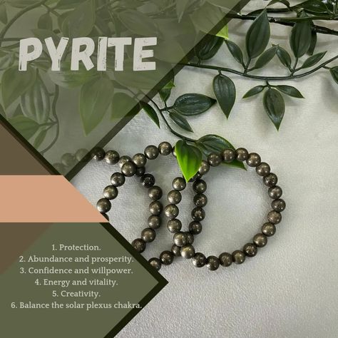 Pyrite is often associated with various metaphysical and healing properties, although it's important to note that these claims are not scientifically proven and should be approached with an open mind. Some potential benefits attributed to pyrite crystals include: 1. **Protection:** Pyrite is believed to have protective qualities, shielding its owner from negative energies and promoting a sense of safety. 2. **Abundance and Prosperity:** Pyrite is also associated with wealth and abundance, a... The Solar Plexus Chakra, Wealth And Abundance, Pyrite Crystal, Boost Energy Levels, Personal Power, Solar Plexus Chakra, Solar Plexus, Financial Success, Boost Energy