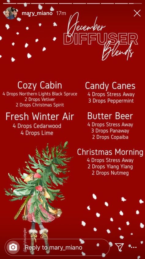 Christmas Essential Oil Diffuser Blends, Christmas Spirit Essential Oil, Popular Candle, Christmas Diffuser Blends, Nails January, Young Living Oils Recipes, Essential Oil Perfumes Recipes, Fall Essential Oils, Doterra Recipes