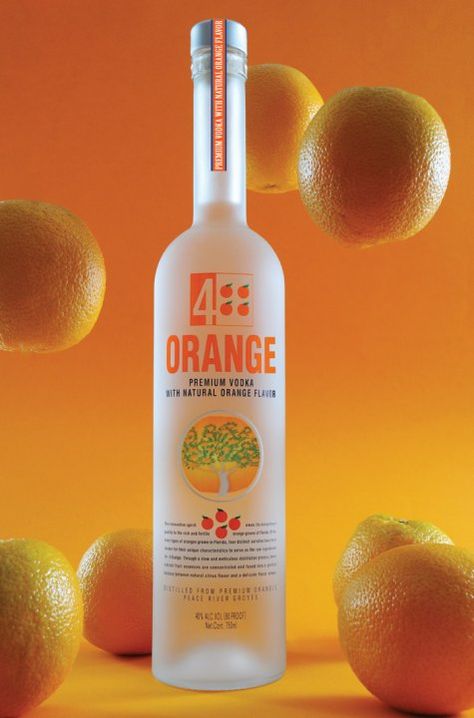 Maybe at the next office party. Vodka Photography, Bottle Photography, Flavoured Vodka, Citrus Vodka, Orange Vodka, Sloe Gin, Vodka Brands, Premium Vodka, Florida Oranges