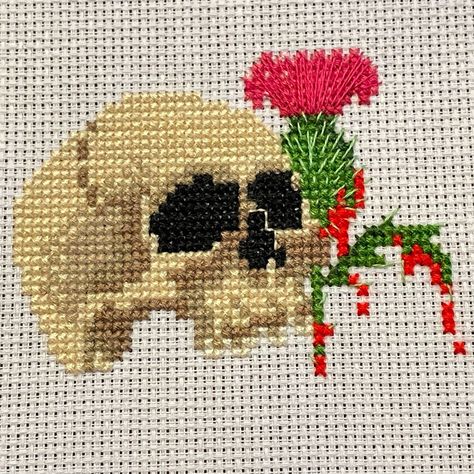 Bones Cross Stitch, 123 Stitch, Blood And Bone, Pixel Art Templates, Art Templates, Sweater Patterns, Needle Crafts, My Spirit, Fiber Arts