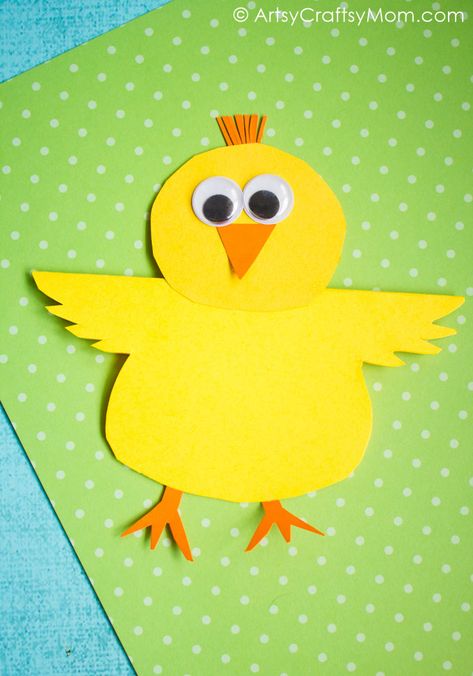 Charlie Chick is one of the best interactive books for young kids! Check out our Rocking Chick Paper Craft based on the book, with a cool video for help! Easy Crafts With Paper, Paper Craft Ideas For Kids, Bird Paper Craft, Crafts With Paper, Paper Craft Easy, Easter Craft Activities, Craft Easy, Paper Craft Ideas, Craft Ideas For Kids