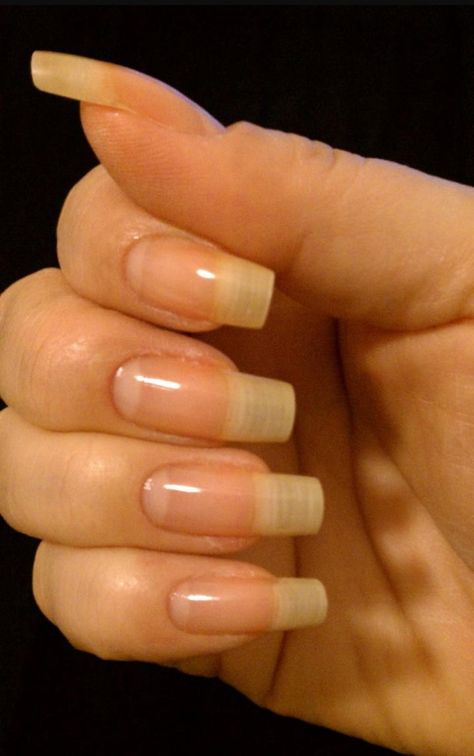 Long Natural Nails Black Woman, Long Healthy Nails, Natrual Nails, Flexibility Goals, Sqaure Nails, Long Natural Nails, Nail Growth, White Velvet, Square Acrylic Nails