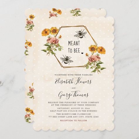 Bee Wedding Theme, Jain Wedding, Honey Bee Wedding, Daisy Wedding Theme, Jennifer Maker, Yellow Wedding Theme, Jim Gaffigan, Bee Wedding, Honey Wedding