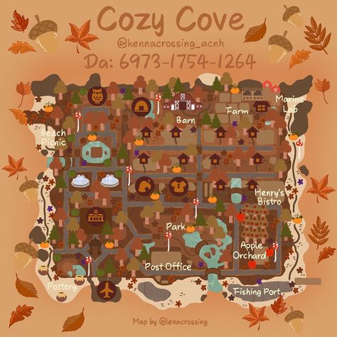 Acnh Neighborhoods Layouts Dream Address, Animal Crossing Island Ideas Layout Map, Acnh Fall Island Dream Address, Acnh Towncore Dream Address, Acnh Cottagecore Island Map, Dream Island Codes Acnh, Acnh Citycore Layout, Acnh Cottagecore Map, Acnh Island Designs Citycore