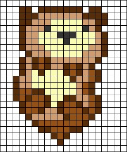 Alpha pattern #35496 | BraceletBook Sea Otter Perler Beads, Pixel Art Otter, Hama Art, Perler Designs, Easy Pixel Art, Ocean Nature, Pixel Art Templates, Pixel Drawing, Diy Perler Bead Crafts