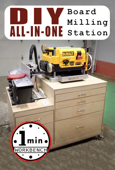 Bench Top Jointer Stand, Jointer Planer Stand, Planer Jointer Cart, Jointer Stand, Garage Storage Shelves Workbenches, Simple Workbench Plans, Woodshop Tools, Garage Workshop Layout, Workshop Layout