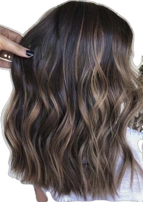 Latest Hair Color, Dark Hair With Highlights, Brunette Balayage Hair, Brown Hair Balayage, Ombré Hair, Trendy Hair Color, Balayage Brunette, Brown Hair With Highlights, Hair Color Balayage