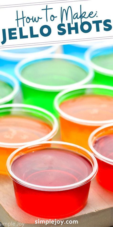 This Jello Shot Recipe is perfect for your next party! Easy to make and easier to eat, these are great to make in whatever colors match your party, holiday, or game day celebration. Mojito Jello Shots, Vodka Jello Shots, Rum Jello Shots, Lemonade Jello Shots, Easy Jello Shots, Margarita Jello Shots, Making Jello Shots, Champagne Jello Shots, Best Jello Shots