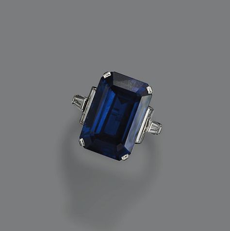 Antique Sapphire Ring, Silent Vows, Sapphire Engagement Ring Emerald Cut, Emerald Cut Sapphire Ring, Wedding Rings Emerald Cut, Expensive Stones, Art Deco Sapphire Ring, Sapphire Solitaire Ring, Vintage Inspired Rings