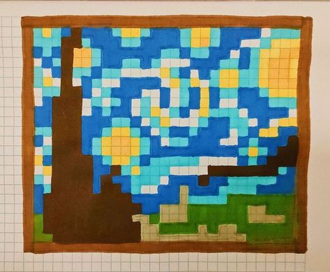 Art Vincent Van Gogh, Art Van, Perler Bead Art, Vincent Van, Bullet Journal Ideas Pages, Perler Bead, Vincent Van Gogh, Bead Art, Van Gogh