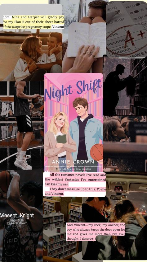 Night Shift book #book #sportsromancebook #romancebook #booktok Fangirl Book, Romcom Books, Romantic Book Quotes, Good Romance Books, Birthday Book, Fantasy Books To Read, Recommended Books To Read, Top Books To Read, Romantic Books