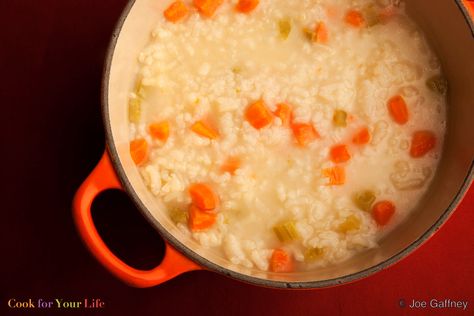 This delicious, heart-warming Arborio Rice Rice Vegetable Soup, Veggie Soups, Peanut Butter Banana Oats, Basmati Rice Recipes, Vegetables And Rice, Bland Diet, What Can I Eat, Cheesy Chicken Broccoli, Broiled Chicken