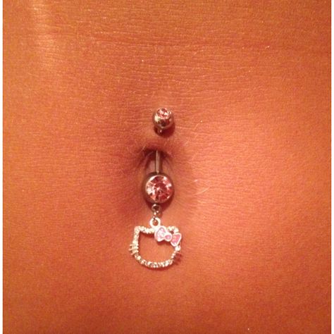 #hello #kitty #bellybutton #ring want this! Too cute (: Hello Kitty Belly Button Ring, Cat Belly Button Piercing, Hello Kitty Navel Piercing, Bell Piercing Belly Button, Belt Button Peircings, Hello Kitty Belly Ring, Hello Kitty Belly Button Piercing, Belly Button Piercing Hello Kitty, Belly Button Peicing