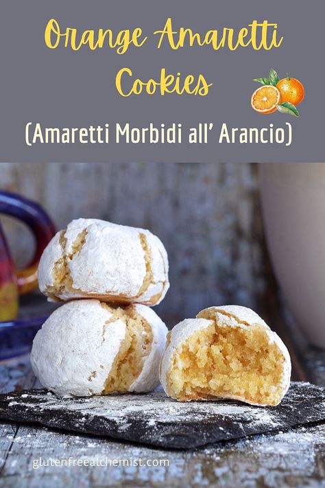 Hidden Gluten, Amaretti Cookies, Gluten Free Travel, Food Blogging, Recipe Dessert, Glutenfree Dairyfree, Orange Recipes, Biscuit Cookies, Inspired Recipes