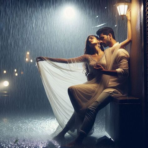 Romance In Rain, Shoulder Kiss, His Wedding Ring, First Kiss Quotes, Couple Dance, Romantic Love Images, Good Feelings, Cute Love Photos, Cute Couples Cuddling