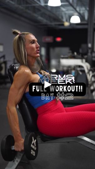 2.2K views · 173 reactions | 💪 You all loved these…so here’s a repost of Day #2!  DAY#2 FULL ARMS WORKOUT! (If you missed Day #1, go check it out!). Here’s where arms week ends, folks! Try adding these 2 workouts to your weekly workout plan and watch your arms transform in 6-8 weeks. Watch!  Like  and follow for more, por favor!  #armsday #biceps #bicepsworkout #triceps #tricepsworkout #armsworkout #workouttips #workoutmotivation #fitmom #bodybuilding #girlswholift #chickswholift #bootybuilding #fitnessmotivation #fitspo #fitnessgirl #fitover30 #fitover40 #fitwomen #fitgirl #getfit #summerbody #tanktop #triceps #tricepsworkout #biceps #bicepworkout #workoutvideos | Alisha Lee Full Arm Workout For Women, Bicep Tricep Workout Women, Full Arms Workout, Bicep Workout Women, Tricep Workout Women, Full Arm Workout, Calisthenics Workouts, Bicep And Tricep Workout, Exercise Machines