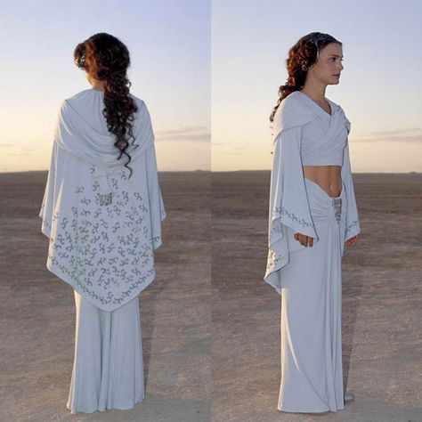 Padme Amidala Dress, Padme Costume, Star Wars Dress, Padmé Amidala, Star Wars Padme, Goddess Outfit, Phantom Menace, Star Wars Fashion, Padme Amidala