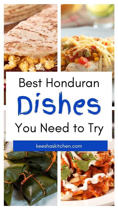 Are you looking for the best Honduran dishes? Great that you've come across this article. Here are 10 Honduran dishes that you have to try when you're in Honduras! Check it out. Healthy Latin Recipes, Brazilian Feijoada, Honduras Recipes, Honduran Food, Honduras Food, Honduran Recipes, Cuban Sandwiches, Mexican Enchiladas, Salvadorian Food