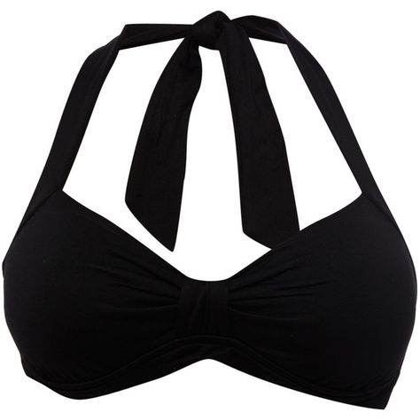 Seafolly Goddess DD Cup Halter Bikini Top (105 AUD) ❤ liked on Polyvore featuring swimwear, bikinis, bikini tops, black, women, halter neck bikini, seafolly bikini, halter swim top, tankini tops and swim suit tops Tops Black Women, Halter Neck Swimwear, Halter Top Bathing Suits, Seafolly Swimwear, Halter Swim Top, Halter Swimwear, Halter Swimsuit, Halter Top Tankini, Halter Tankini