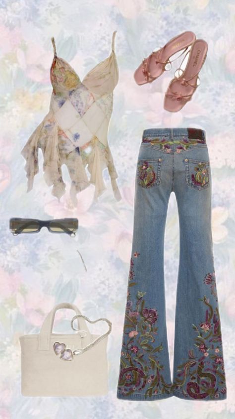 JUST A WHIMSICAL OUTFIT!! 💖🎀💗💖🎀💗 Whimsical Spring Outfits, Whimsical Office Outfit, Whimsey Aesthetic, Casual Whimsical Outfits, Whimsical Maximalist Outfit, Whimsical Twee Outfits, Whimsical Outfit Aesthetic, Whimsical Aesthetic Outfit, Whimsy Outfit