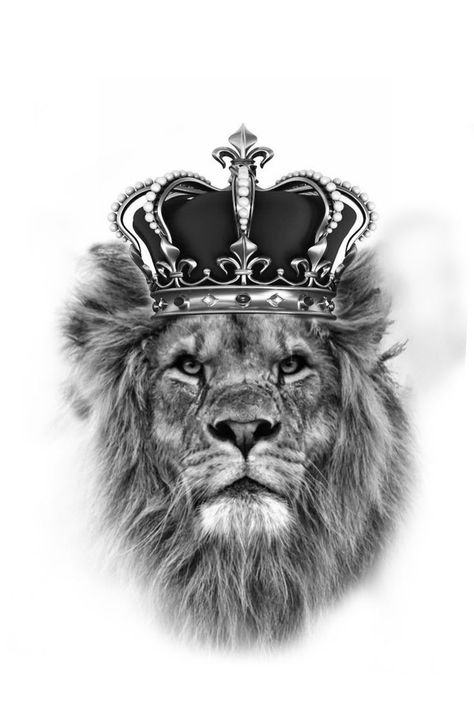 Lion With Crown Tattoo Design, Lion Crown Tattoo, Lion With Crown Tattoo, Crown Hand Tattoo, Crown Tattoos For Women, Lion With Crown, Forearm Cover Up Tattoos, Big Cat Tattoo, Jaguar Tattoo