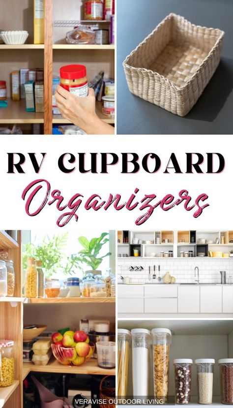 Are you the type of person that likes to be organized? Do you hate having to search through your RV for what you need? If so, then you need some RV cupboard organizers! These handy little gadgets can turn your chaotic cabinet into a well-organized storage area. Not sure which ones to buy? Don't worry, I've got you covered! Read on for my top picks for RV cupboard organizers. The post RV Cupboard Organizers For a Clutter-Free Camping Experience appeared first on VeraVise Outdoor Living. Rv Kitchen Cabinet Organization, Rv Cupboard Organization, Rv Pantry Organization, Organize Kitchen Cupboards, Camper Cupboards, Lazy Susan Organizer, Lazy Susan Organization, Kitchen Cupboard Organization, Plate Organizer