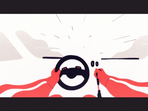 Car Racing by Parallel Studio #Design Popular #Dribbble #shots Racing Animation, Racing Illustration, Car Animation Gif, Car Motion Graphics, Motion Design Trends, Car Animation, Vector Animation, Motion Graphs, Frame By Frame Animation