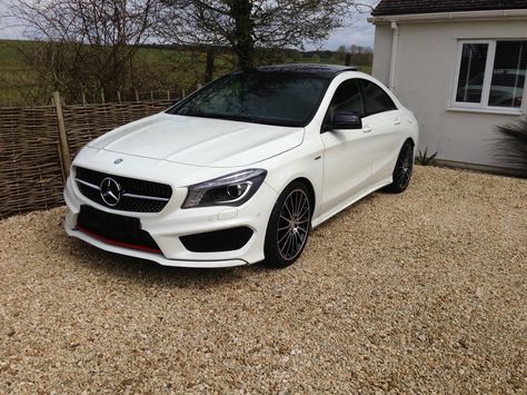 Mercedes CLA250 4matic Engineering by AMG with 19" alloys 2016 Luxury Cars Aesthetic, Mercedes 2016, Car Makeover, Mercedes Benz Cla 250, Alto Car, Cla 45 Amg, Kereta Sport, Cla45 Amg, Single Cab Trucks