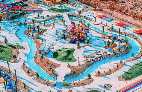 New Cowabunga Canyon Waterpark Opens Today Cowabunga Bay, Vintage Beach Party, Swimming World, Pastel Goth Art, Planet Coaster, Warm Springs, Free Beach, Las Vegas Hotels, Adventure Park