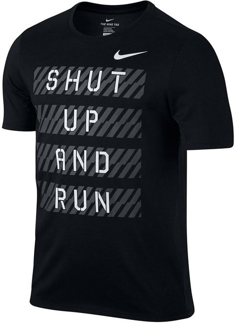 Nike Men's Dry Graphic Running T-Shirt Mens Graphic Tees Prints, Nike Running Shirt, Sport Shirt Design, Design T Shirt, Shirt Design Inspiration, Shirt Print Design, Running Shirts, Tee Shirt Designs, Nike Shirts