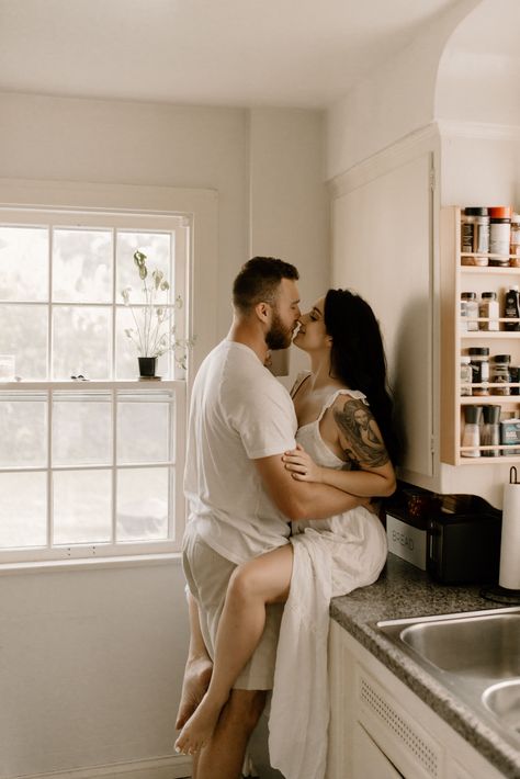 Photoshoot White Dress, Kitchen Photoshoot, Simple Photoshoot, Photo Writing Prompts, Hotel Shoot, Photoshoot Business, Bedroom Photoshoot, Honeymoon Photoshoot, Photo Writing