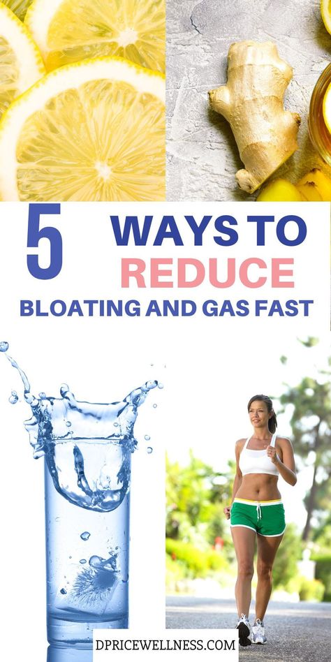 5 Ways To Reduce Bloating and Gas Fast Reduce Gas Diet, Ways To Reduce Bloat, How To Reduce Bloat, How To Reduce Bloated Stomach Fast, Foods For Gas Relief, How To Decrease Bloat, Anti Gas Foods, How To Reduce Gas In Stomach, Reduce Bloat And Inflammation