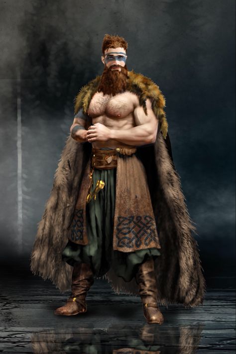 Celtic Warrior Art, Norse Druid, Norse Character Design, Viking Druid, Celtic Warrior, Giants Causeway, Irish Mythology, Celtic Warriors, Nordland