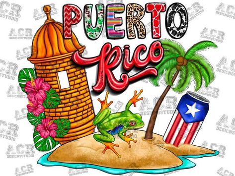 Puerto Rico Png, Images For Tumblers, Puerto Rican Artwork, Taino Tattoos, Puerto Rican Heritage, Creative Tote Bag, Domino Table, Puerto Rico Art, Puerto Rican Flag