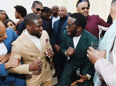 Kevin Hart, Usher and Sean P Diddy Combs attend the Roc Nation Pre Grammy Party Kevin Hart Gif, Yo Mtv Raps, Hart Pictures, Richard Johnson, Roc Nation, Grammy Party, Sean Combs, Diddy Combs, Photography Career