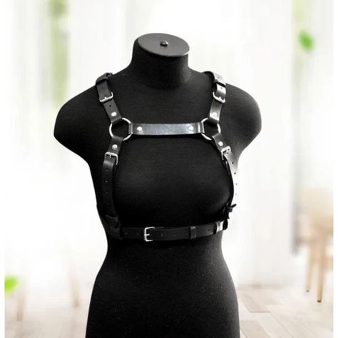 Just found this amazing item on AliExpress. Check it out! C$28.21 | Women Fashion Waist Belt Leather Strap Chest Strap Suspneder for Women Decorative Harness Straps Gothic Clothing Accessorie Harness Outfit, Posture Collar, Chest Strap, Gothic Clothing, Belt Leather, Body Harness, Leather Harness, Lingerie Dress, Drawing Clothes