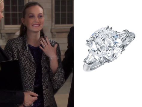 I’d die for a ring like this!!! Blair’s Harry Winston 8 carat cushion cut ring🤩❤️ Gossip Girl Jewelry, Harry Winston Ring, Harry Winston Engagement, Harry Winston Jewelry, Harry Winston Diamond, Anniversary Plans, Big Wedding Rings, Cushion Cut Diamond Ring, Worn On Tv