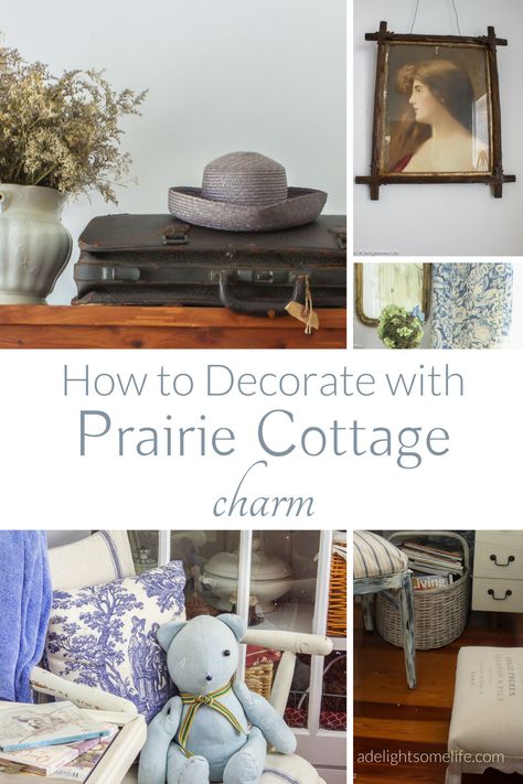 Fifl O'Neill's book Romantic Prairie Cottage Style on A Delightsome Life Prairie Style Decorating, Prairie Style Decor, Prairie Style Interior, Cottage House Decor, Robeson Design, Cast Iron Beds, Modern Prairie, Charm Accessories, Prairie House