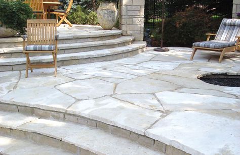 wilson white flagstone Flagstone Raised Patio, Flagstone Pool Decking, Raised Flagstone Patio, Irregular Flagstone Patio, Flagstone And Paver Patio, Limestone Flagstone Patio, White Flagstone Patio, Modern Flagstone Patio Design, Flagstone Around Pool