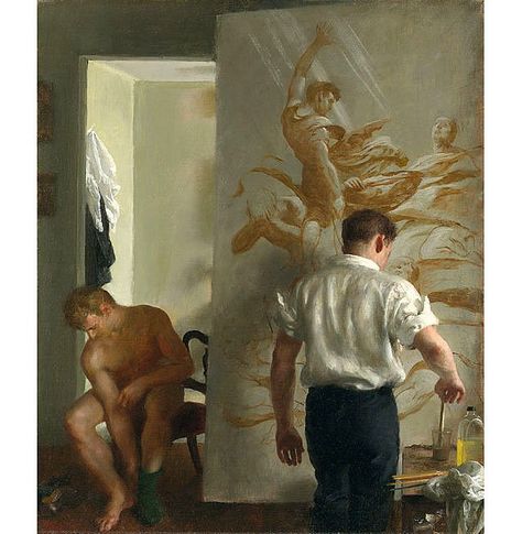 Artist Spotlight: John Koch Beauty In Art, Art Of Man, Artists And Models, Queer Art, Male Form, Photographic Studio, Male Figure, Classical Art, Two Men